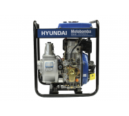 Motobomba Hyundai diésel 3" partida eléctrica agua limpia