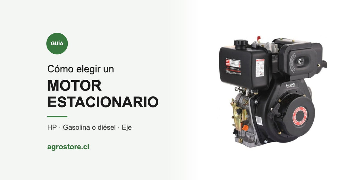 Guía: cómo elegir un motor estacionario
