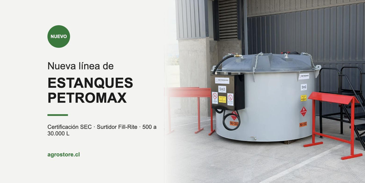 Nueva línea de estanques Petromax: certificación SEC y surtidor Fill-Rite