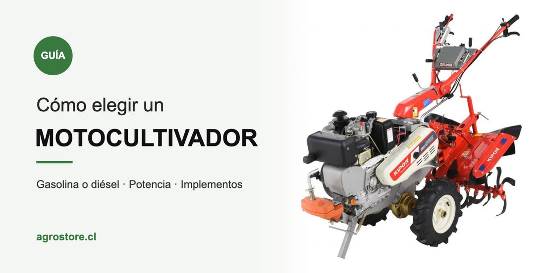 Motocultivador: cómo elegir el adecuado para tu huerto, parcela o campo