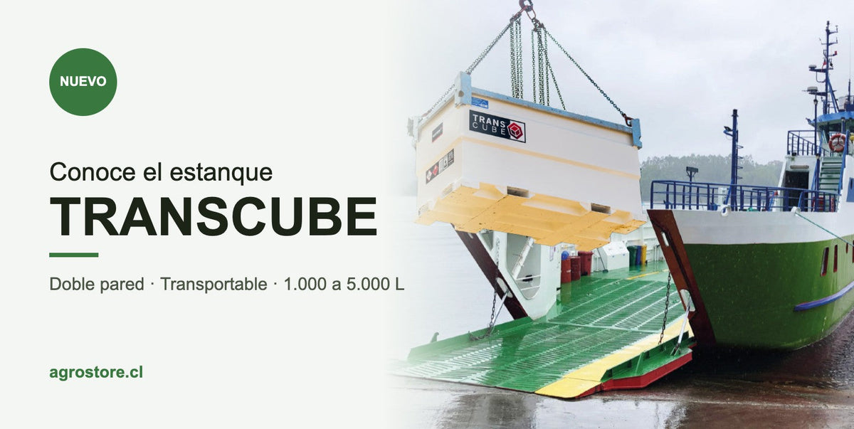 Estanque TransCube de Petroline: doble pared, transportable, de 1.000 a 5.000 litros