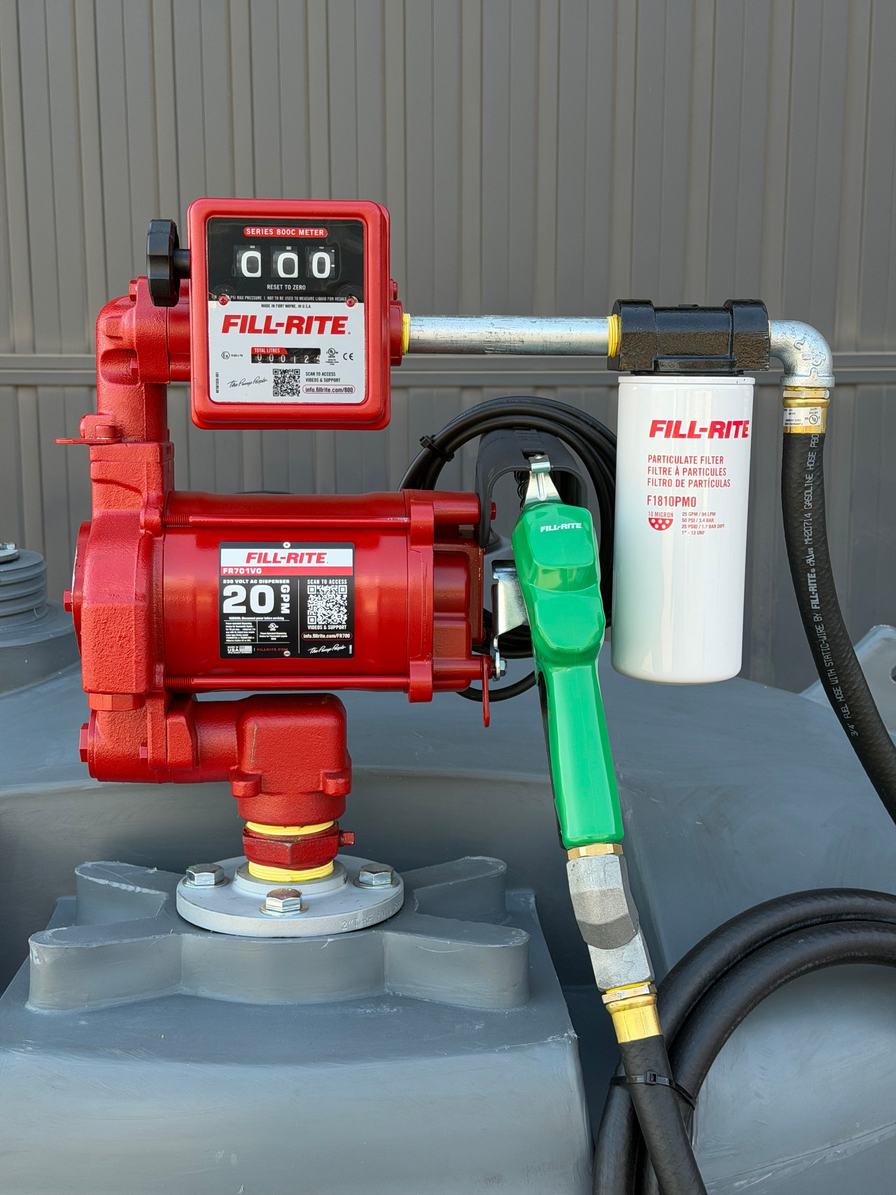 ESTANQUE DIESEL SUPERFICIE 2.000 LTS FT2000+FR PETROMAX CON SURTIDOR