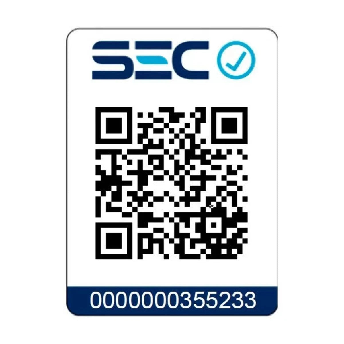 Código QR de certificación SEC folio 355233 – Hidrolavadora 2000W 100BAR - Flowmak