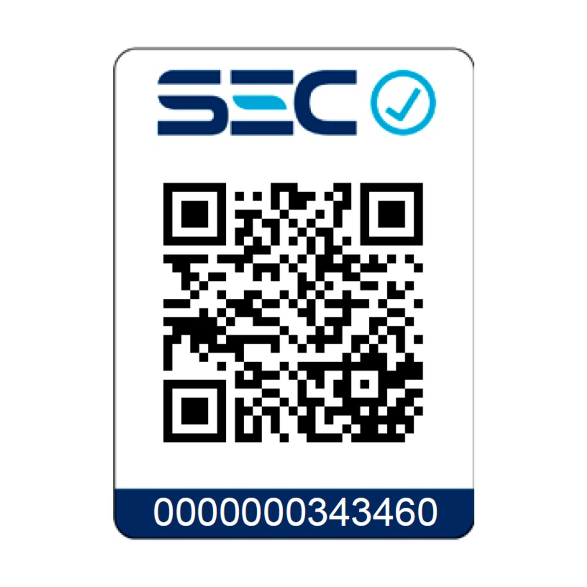 Código QR de certificación SEC folio 343460 – Hidrolavadora Eléctrica 1800 W | LUSTER L1800I