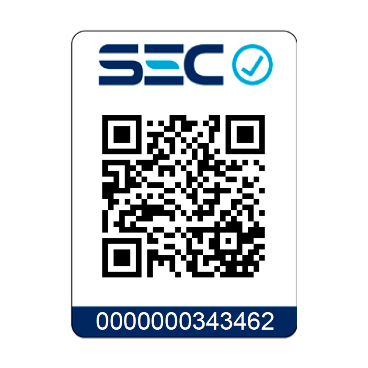 Código QR de certificación SEC folio 343462 – Hidrolavadora Eléctrica 2500 W | LUSTER L2500I