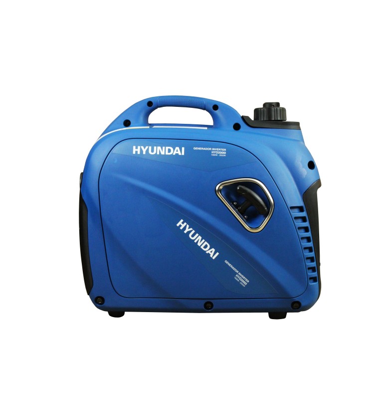 Generador eléctrico inverter digital Hyundai gasolina 1,6/2,0 KW partida manual