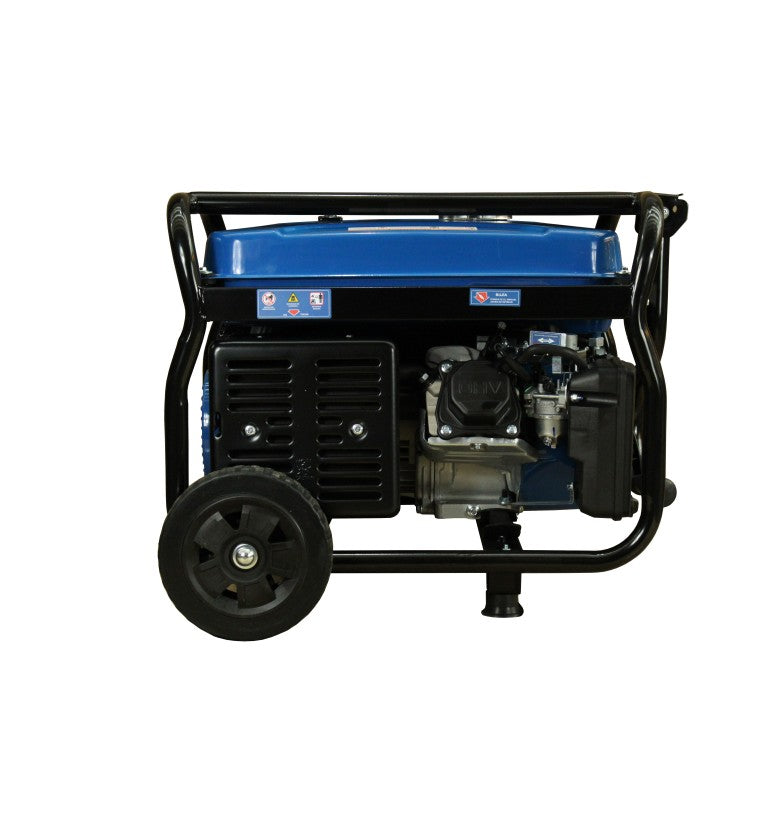 Generador eléctrico Hyundai gasolina 3,2/3,5 KW/KVA partida eléctrica monofásico abierto con ruedas