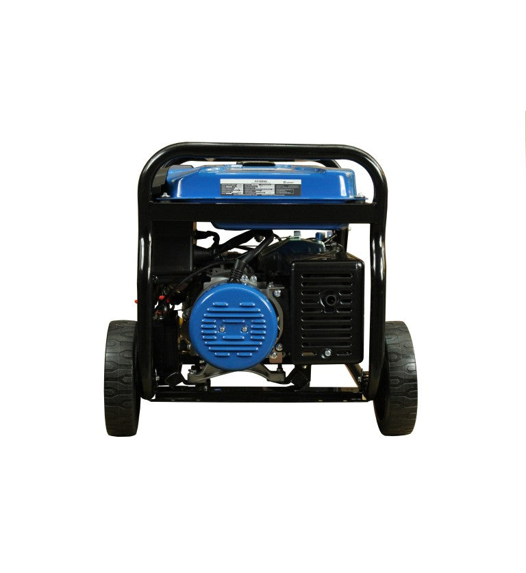 Generador eléctrico Hyundai gasolina 5/5,5 KW/KVA partida eléctrica monofásico con ruedas