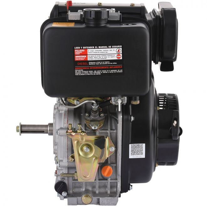 Motor Diesel KM186F vista lateral derecha