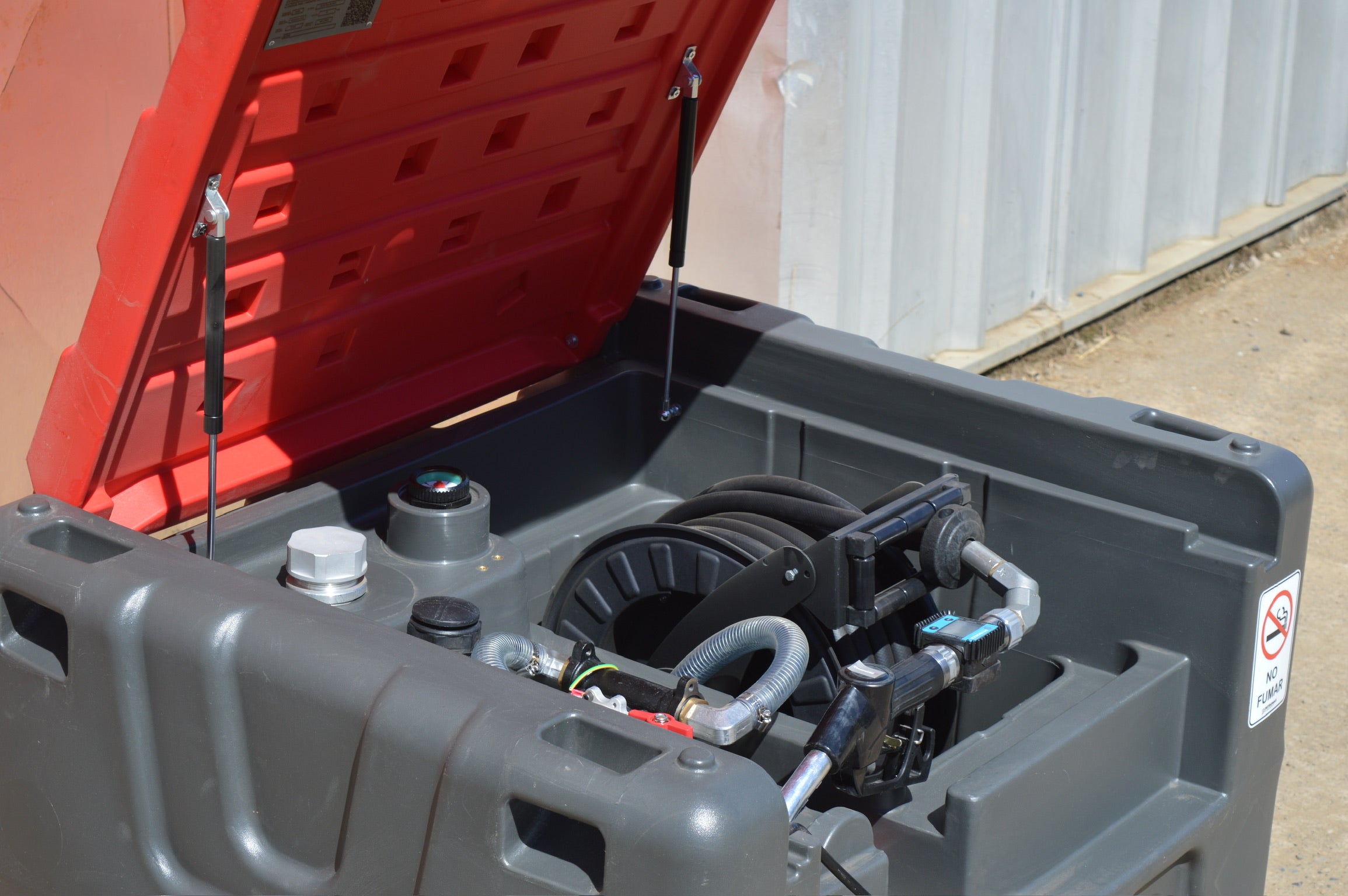 ESTANQUE GASOLINA 480 LTS GT480 PETROMAX MANGUERA 10 MTS