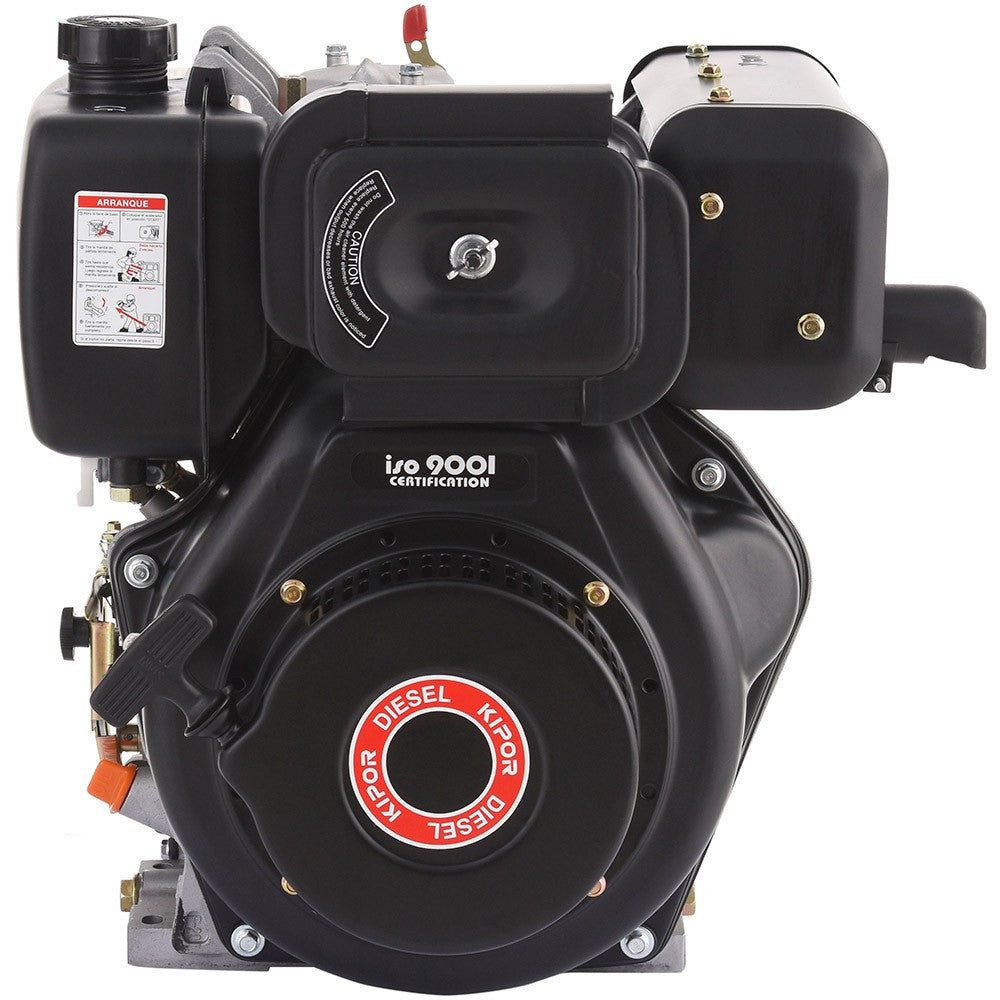 Vista lateral motor diesel Kipor KM186FE