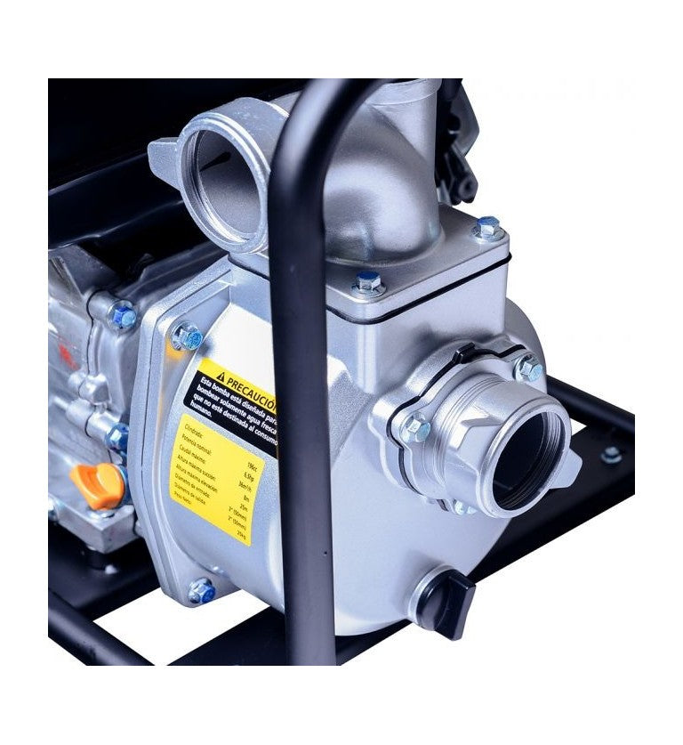 Motobomba PowerPro GWP20 de 2 pulgadas en vista lateral