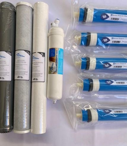 Kit Planta Osmosis Inversa Pallas RO500 + Juego de Filtros Recambio