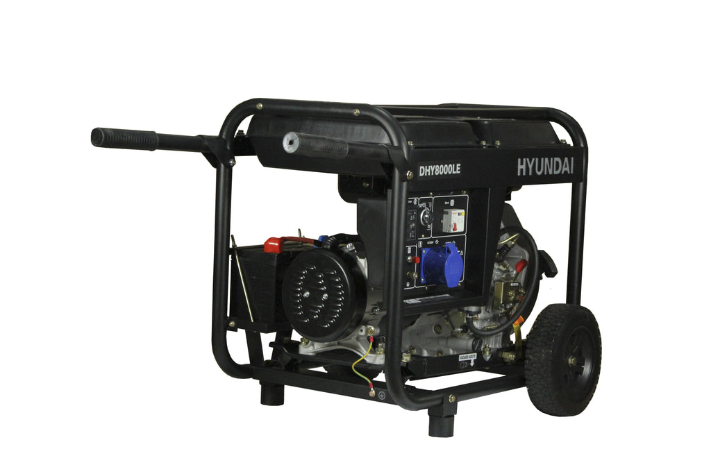 Generador eléctrico Hyundai diésel 6/6,5 KW/KVA partida eléctrica monofásico abierto