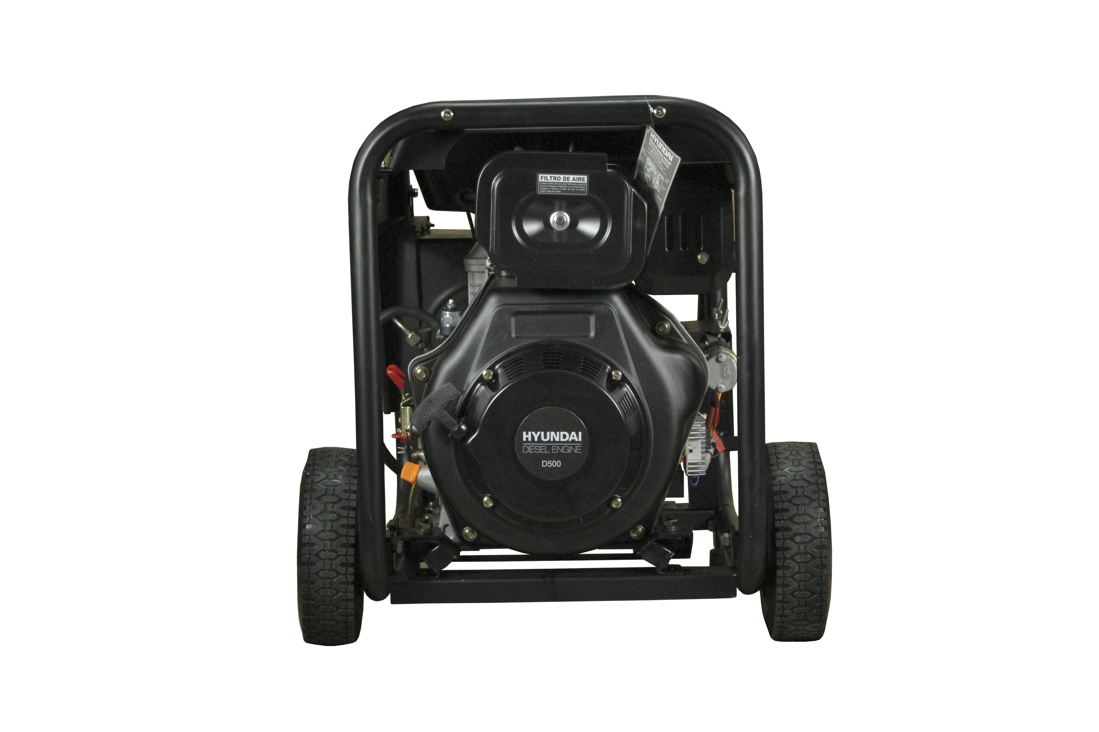 Generador eléctrico Hyundai diésel 6/6,5 KW/KVA partida eléctrica monofásico abierto