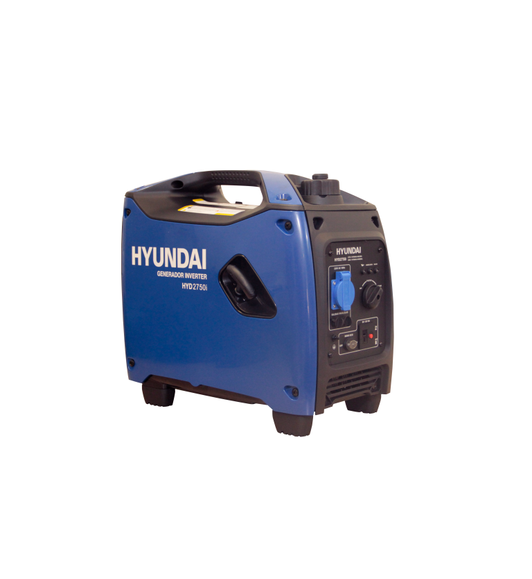 Generador eléctrico inverter digital Hyundai gasolina 2,2/2,75 KW partida manual