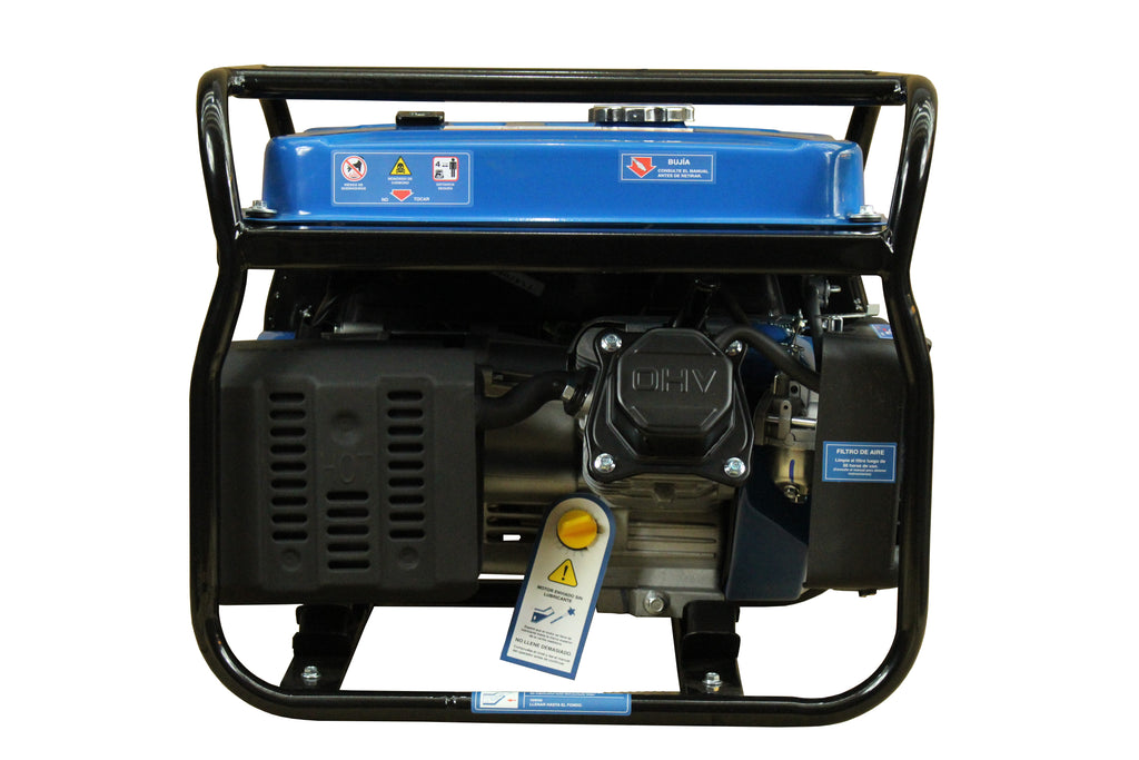 GENERADOR HYUNDAI GASOLINA 1,0/1,1 KVA/KW PARTIDA MANUAL MONOFÁSICO ABIERTO