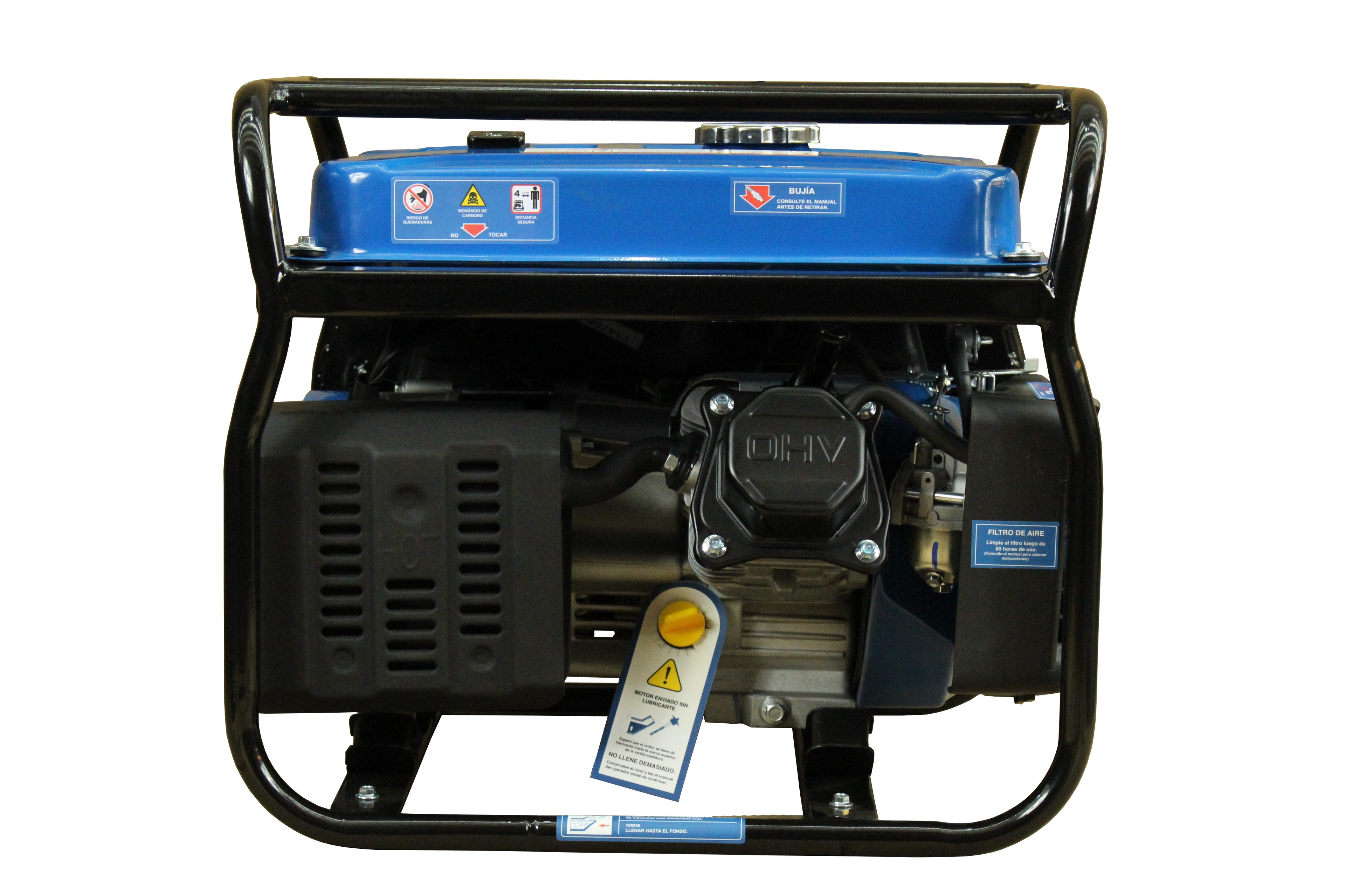 GENERADOR HYUNDAI GASOLINA 1,0/1,1 KVA/KW PARTIDA MANUAL MONOFÁSICO ABIERTO