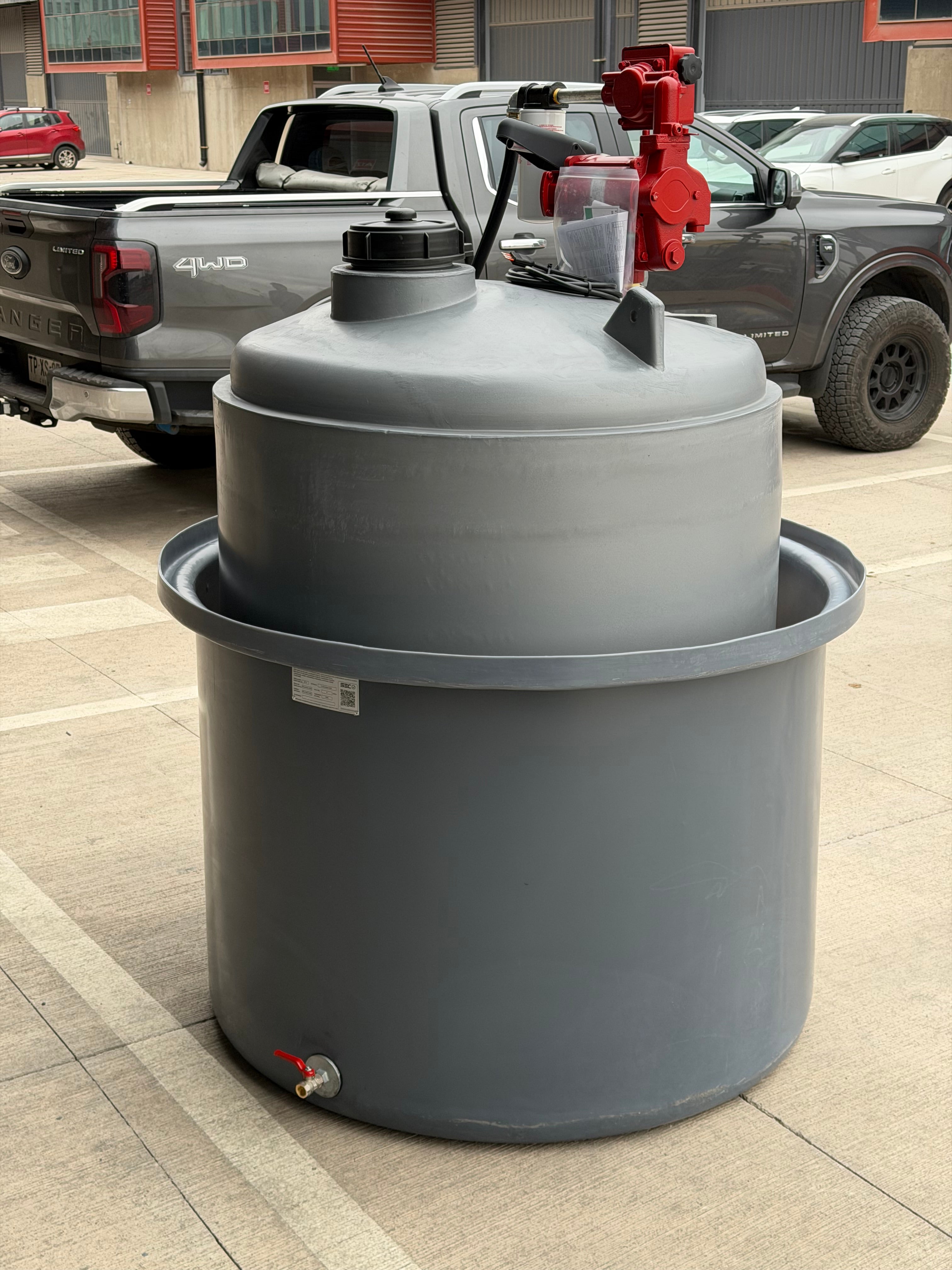 ESTANQUE DIESEL SUPERFICIE 1.000 LTS FT1000+FR PETROMAX CON SURTIDOR