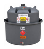 ESTANQUE DIESEL SUPERFICIE 2.000 LTS FT2000 PETROMAX SIN SURTIDOR