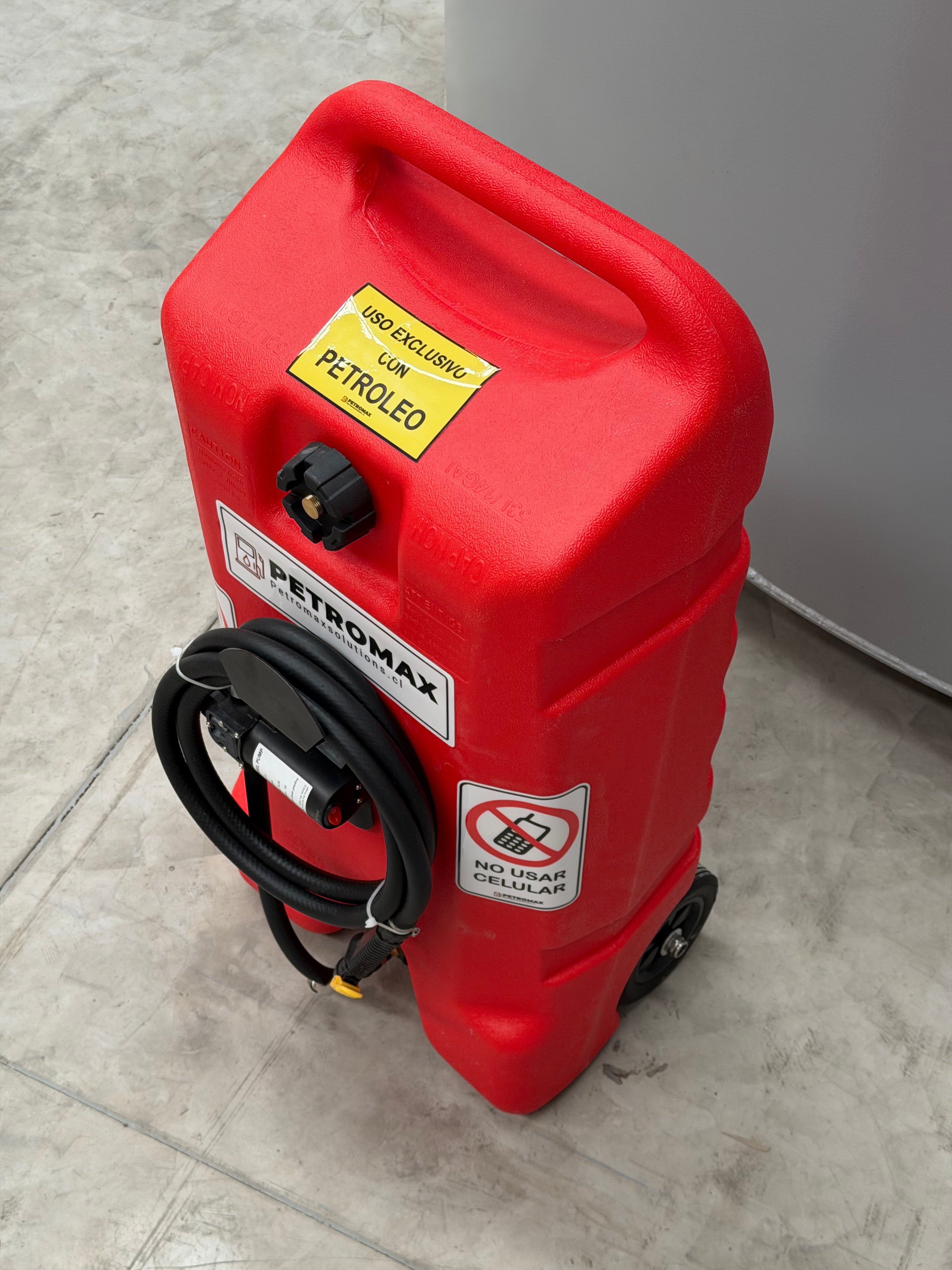 ESTANQUE GASOLINA 50 LTS PG50 PETROMAX MANGUERA 2 MTS