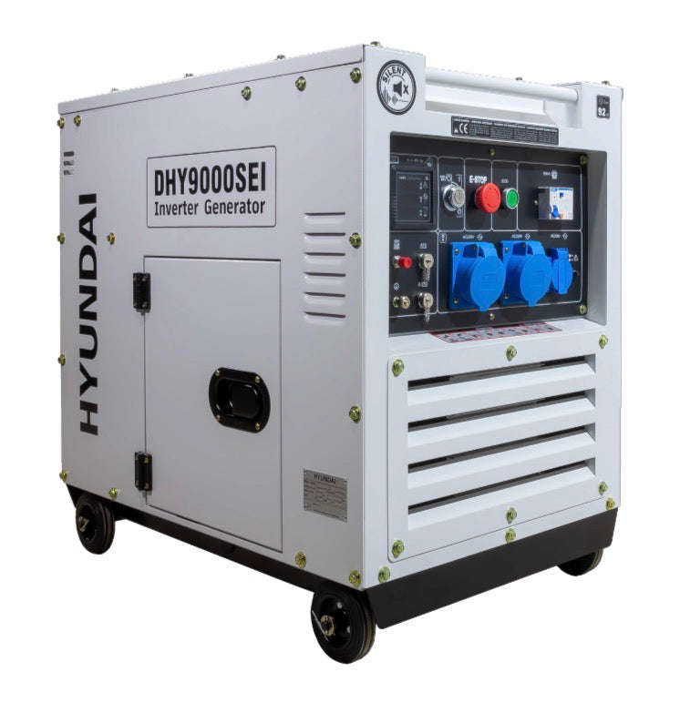 GENERADOR INVERTER HYUNDAI DIESEL 6KW MONOFASICO ISONORIZADO
