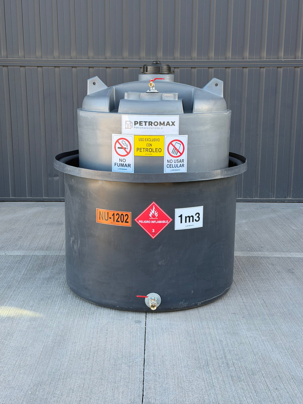 ESTANQUE DIESEL SUPERFICIE 2.000 LTS FT2000 PETROMAX SIN SURTIDOR
