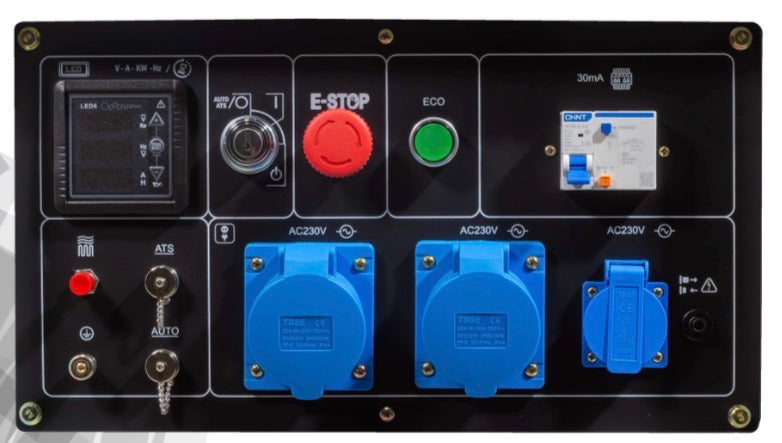 GENERADOR INVERTER HYUNDAI DIESEL 6KW MONOFASICO ISONORIZADO