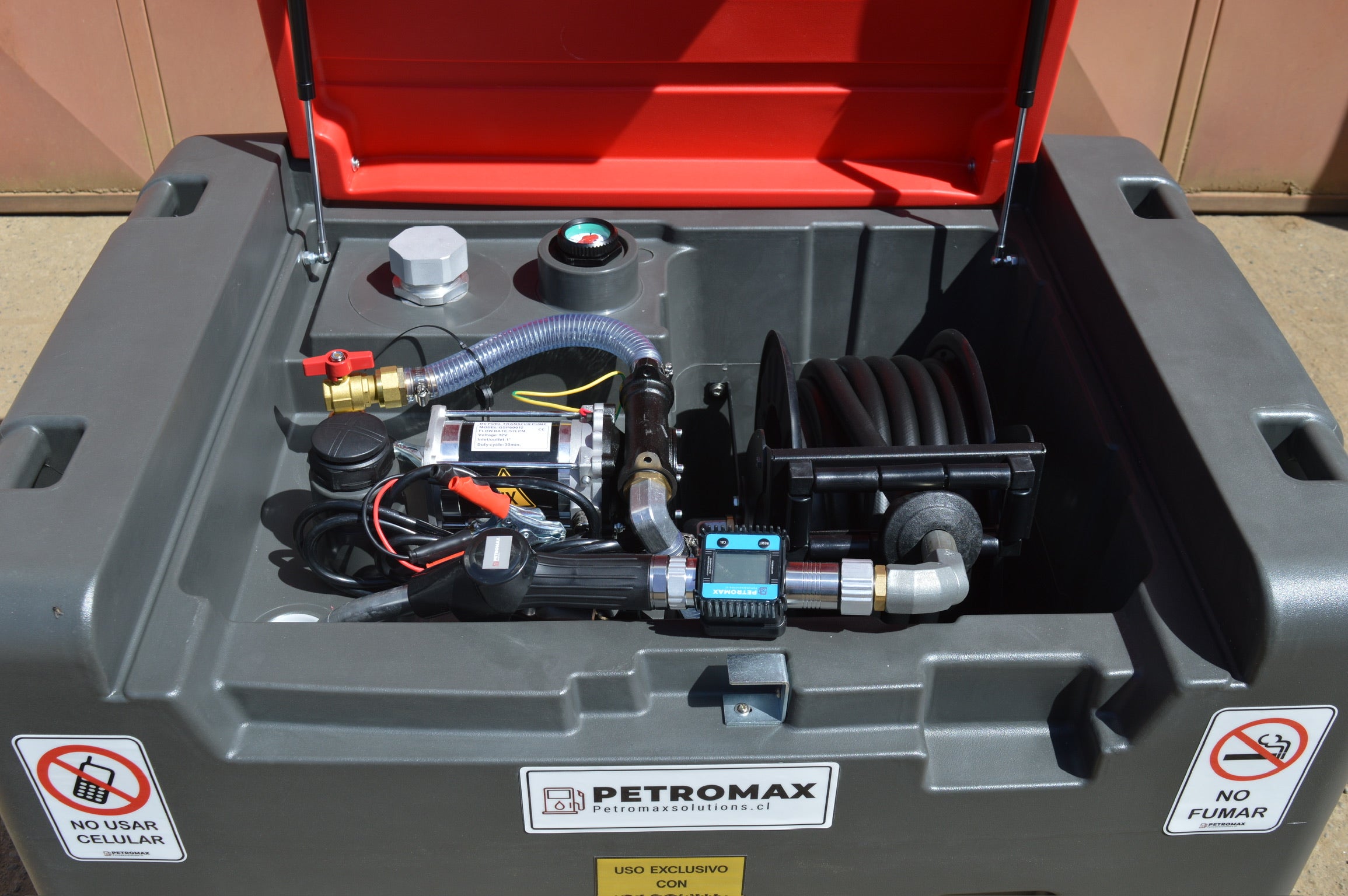 ESTANQUE GASOLINA 330 LTS GT330HR PETROMAX MANGUERA 10 MTS.