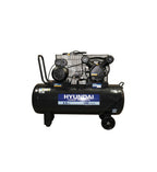 Compresor Hyundai Monofasico 2HP 100L 115PSI Correa