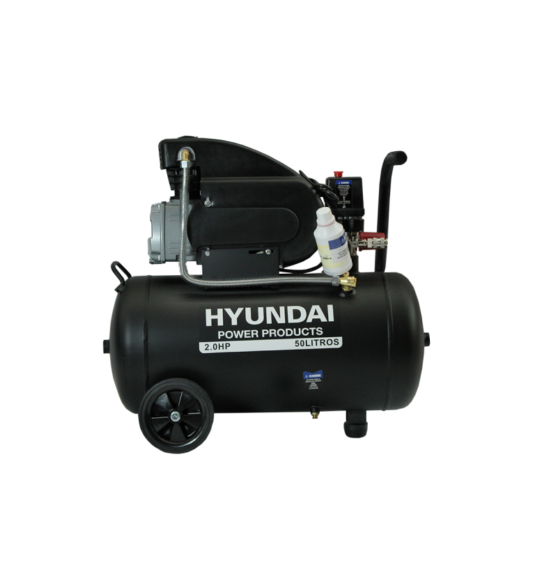 Compresor Hyundai Monofasico 2HP 50L 115PSI Directo