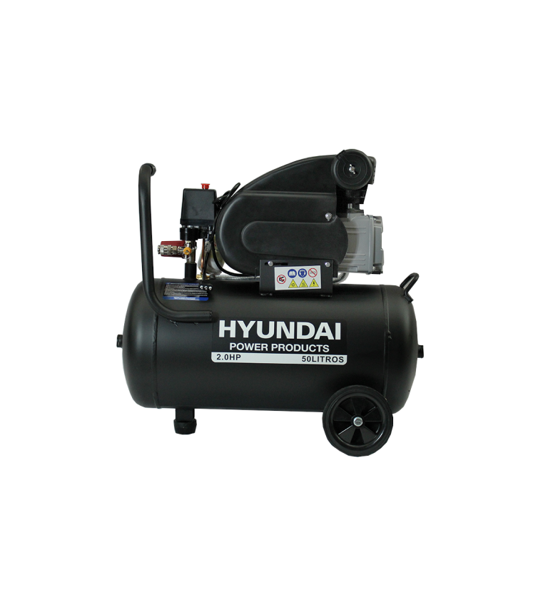 Compresor Hyundai Monofasico 2HP 50L 115PSI Directo