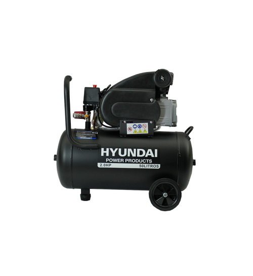 Compresor Hyundai Monofasico 2HP 50L 115PSI Directo