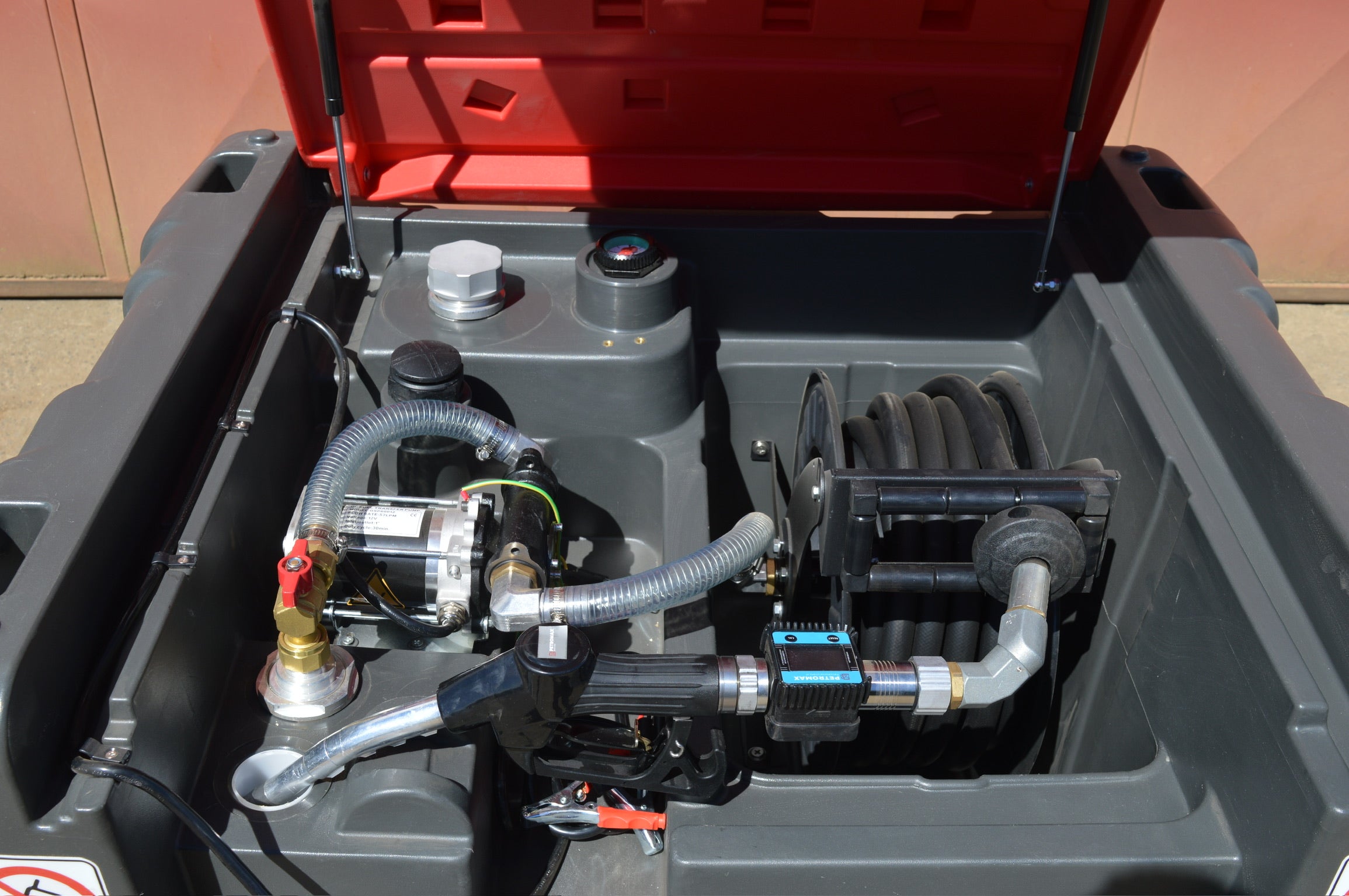 ESTANQUE GASOLINA 480 LTS GT480 PETROMAX MANGUERA 10 MTS