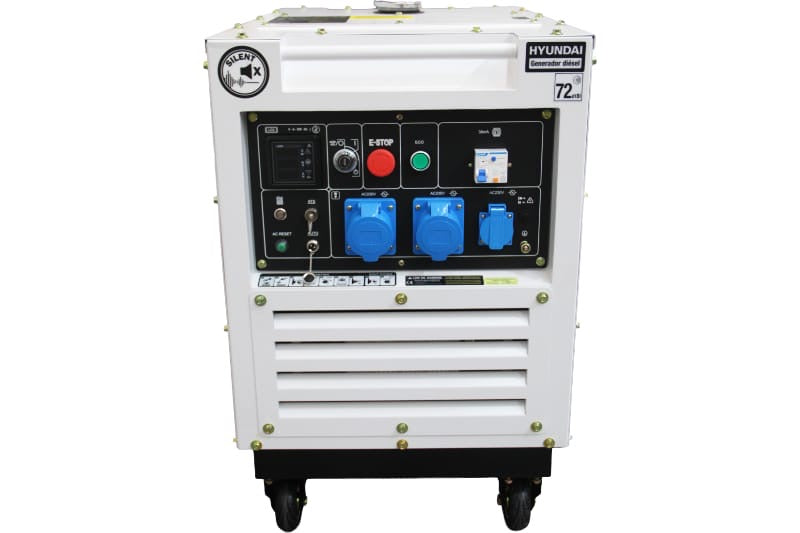 GENERADOR INVERTER HYUNDAI DIESEL 6KW MONOFASICO ISONORIZADO
