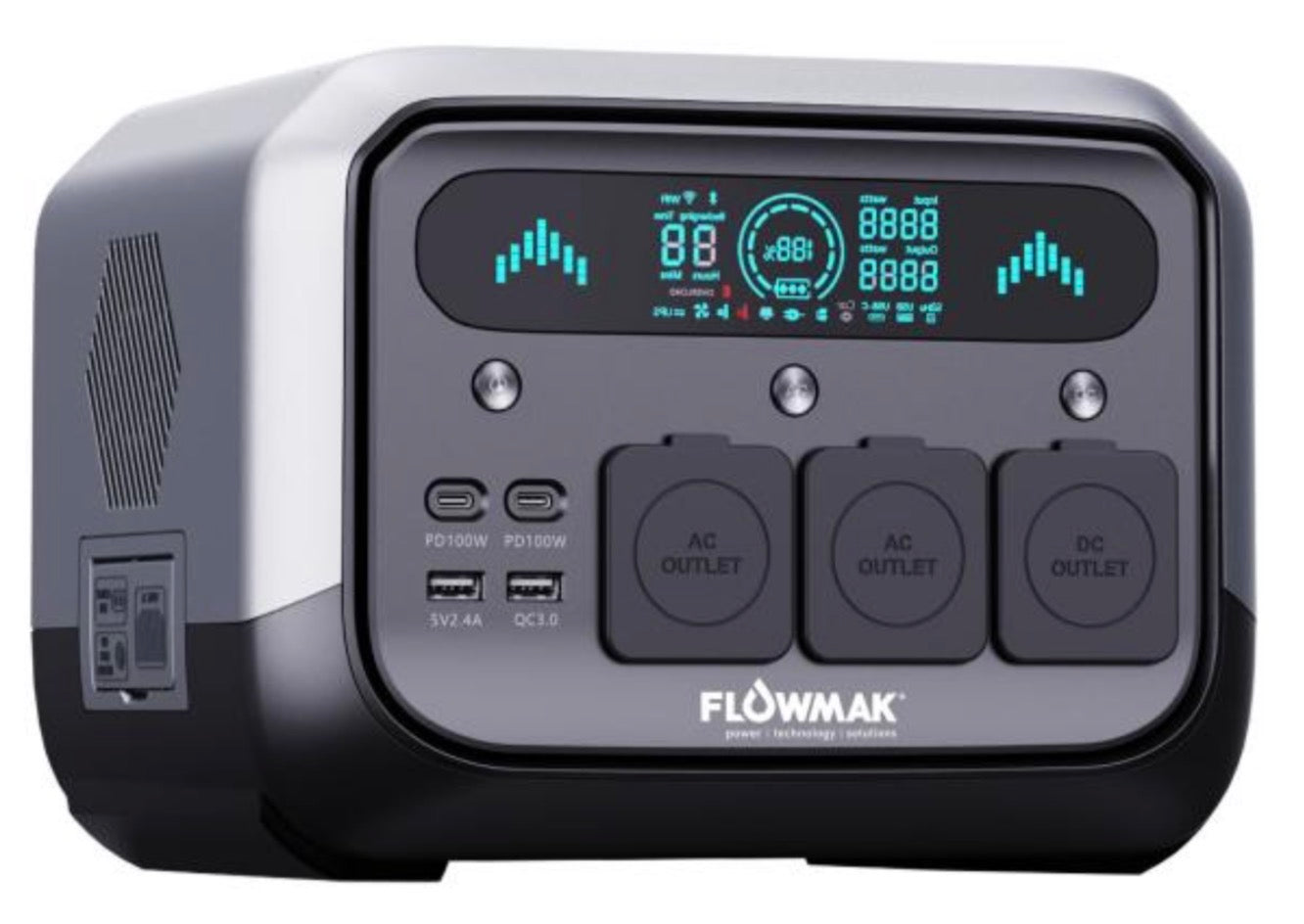 ESTACIÓN DE ENERGÍA PORTÁTIL FLOWMAK PRO700 - 700W