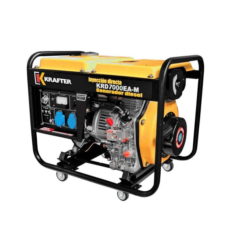 GENERADOR DIESEL 6 KVA PE MONOFASICO - KRAFTER