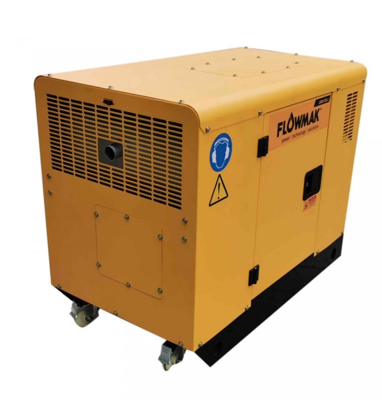 Generador Diesel Trifásico Partida Eléctrica 13,7 kVA + ATS Flowmak