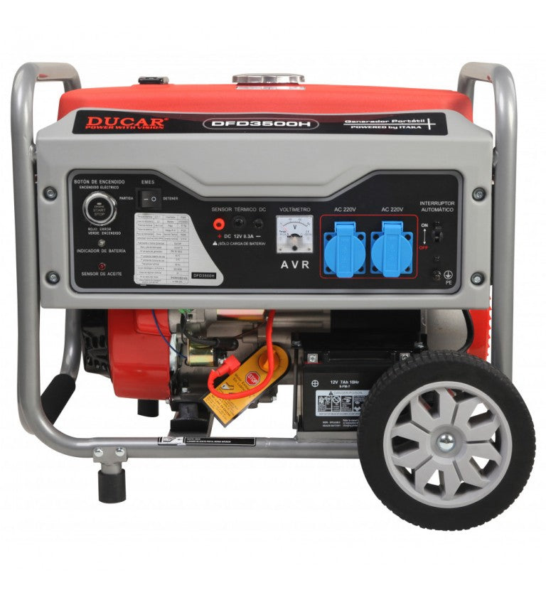 Generador Eléctrico Gasolina 3 KVA - Partida Electrica - Ducar