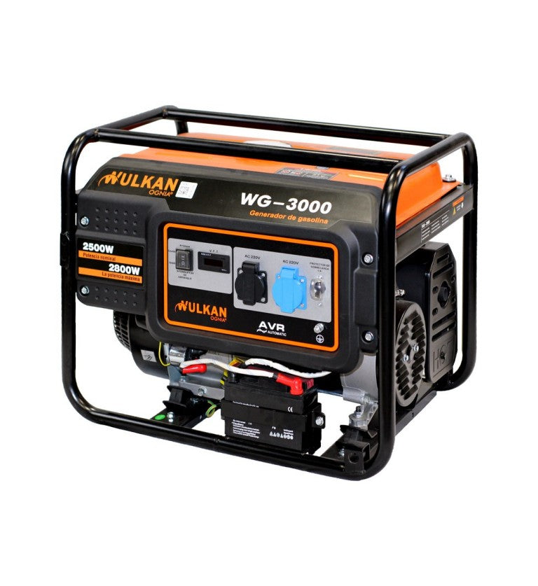 Generador Electrico Gasolina 2,8KVA - Partida eléctrica - Wulkan