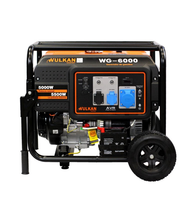 Generador Electrico Gasolina 5KVA - Partida eléctrica - Wulkan