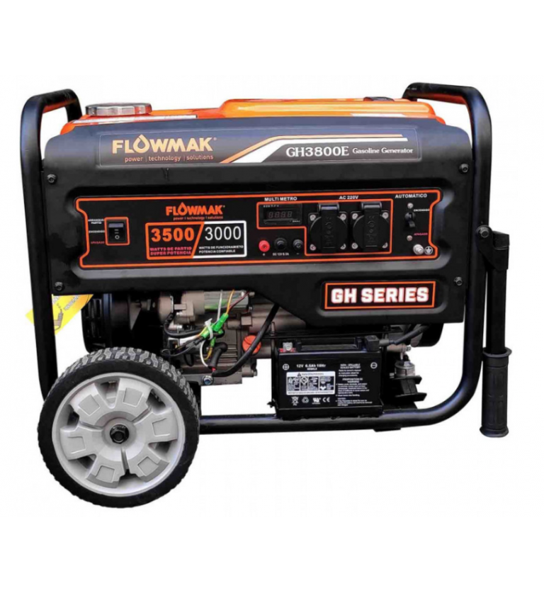 Generador Gasolina Partida Electrica 3,3Kva - Flowmak