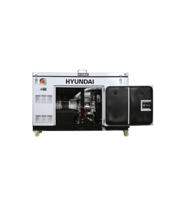 Generador Hyundai diésel insonorizado 12,5 Kva monofásico y 10 KVA trifásico
