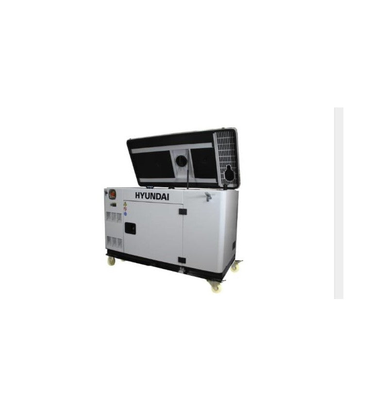 Generador Hyundai diésel insonorizado 12,5 Kva monofásico y 10 KVA trifásico