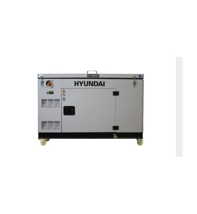 Generador Hyundai diésel insonorizado 12,5 Kva monofásico y 10 KVA trifásico