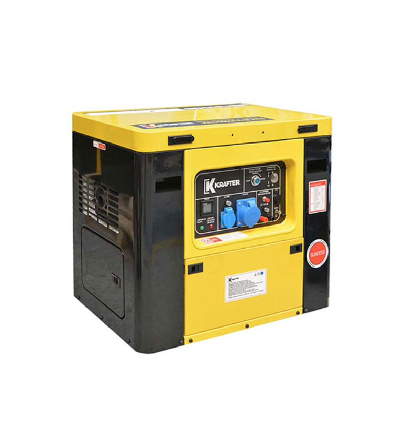 Generador Insonorizado Diésel 6,5 kVA + ATS | Krafter