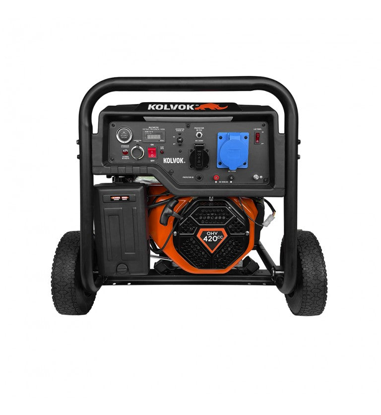 Generador Monofasico Abierto Gasolina GO70GTA- 6,5kVA - Kolvok