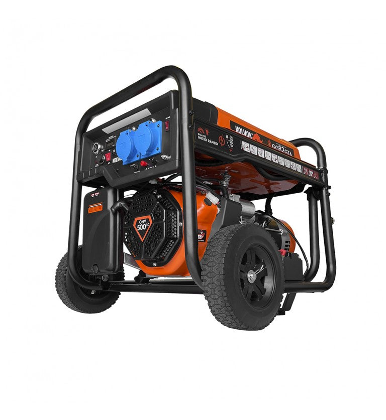 Generador Monofasico Abierto Gasolina GO82GTA - 8,5kVA - Kolvok