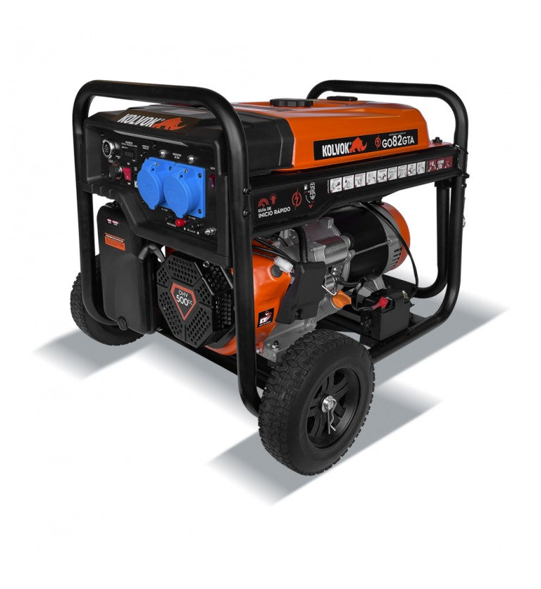 Generador Monofasico Abierto Gasolina GO82GTA - 8,5kVA - Kolvok