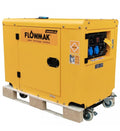 Generador Monofasico Diesel 6,5Kva + ATS - Flowmak